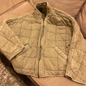 Free People Dolman Quilted Knit Jacket